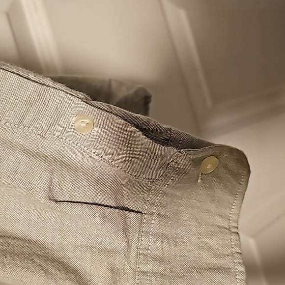 H&M men's linen casual button down shirt - Picture 5 of 6